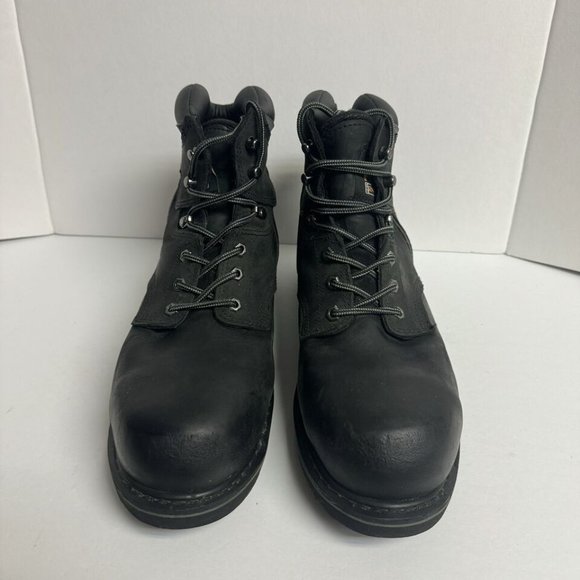 Timberland Pro Mens Pit Boss Steel Toe Work Boot Black Size 13W